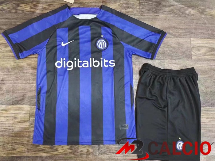 Maglie Calcio Personalizzate,Tute Calcio Squadre,Maglia Nazionale Italiana Calcio | Maglia Calcio Inter Milan Prima Blu Nero Accesso Anticipato 2022/2023